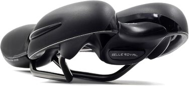 Велосипедне сідло Selle Royal Respiro Soft Athletic чорне 25,6 x 22,7 см