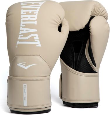 Боксерські рукавички Everlast Elite 2 10oz Gold/Black для спарингу та тренувань, Klettverschluss, ергономічний грифель