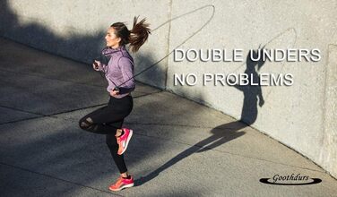 Скакалка Goothdurs Speed Springseil C4-Red: для CrossFit, боксу та MMA (10 ft, для висоти >175 см)