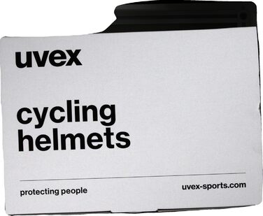 Велосипедний шолом UVEX Quatro CC, синьо-білий, 56-61 см
