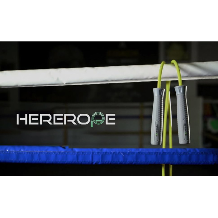 Стрибкове канат HEREROPE з вагами, 8 мм, 360° обертання, регульована довжина, неслизька ручка, для кардіо, HIIT, MMA, зелений