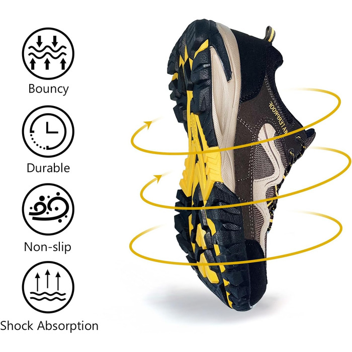 Жіночі водонепроникні трекінгові черевики CC-Los, розмір 36-42, коричневі