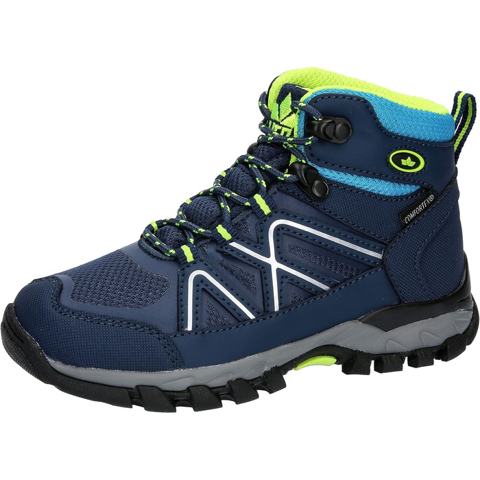 Дитячі кросівки Lico Maine HighCross, 28 EU, синій/блакитний, блакитний/лимонний