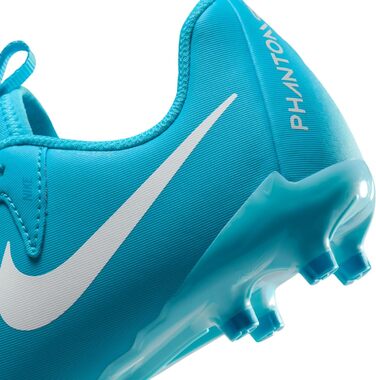 Дитячі футбольні бутси Nike Phantom Gx II Academy Fg/Mg, Blue Fury/White, розмір 37.5