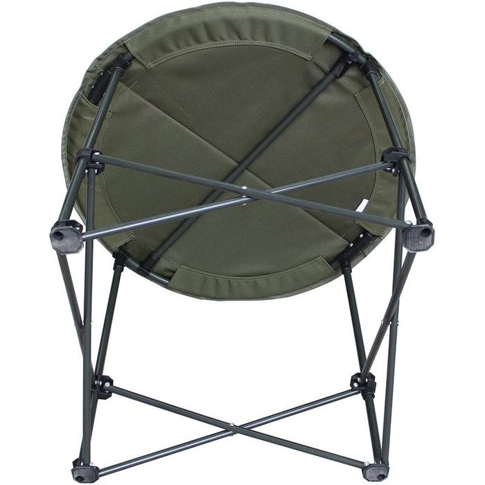 Складний круглий кемпінговий стіл AGEM Flatbar для пікніка та пляжу 71x62 см