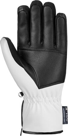 Жіночі лижні рукавички Reusch Tiffany R-tex Xt, екстра теплі, водонепроникні, дихаючі, розмір 7, білі/чорні