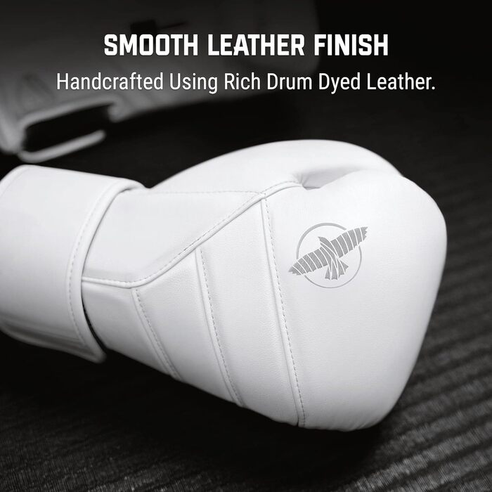 Боксерські рукавички Hayabusa T3 Kanpeki 16oz білі натуральна шкіра