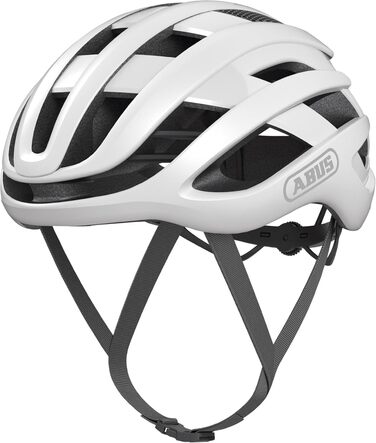 ABUS AirBreaker – професійний велосипедний шолом для шосейного велоспорту, білий матовий, для дорослих та підлітків, розмір M (52-58 см)