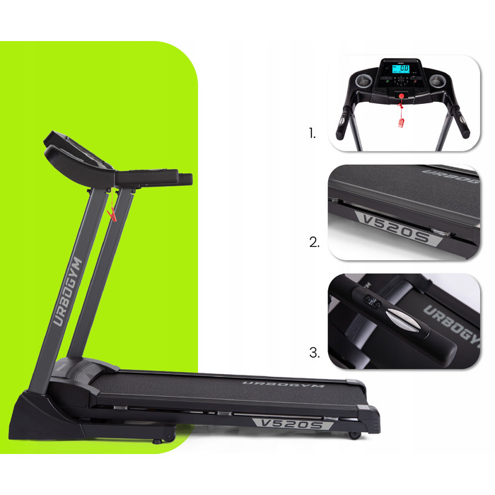 Електрична бігова доріжка Urbogym V520S (до 130 кг)