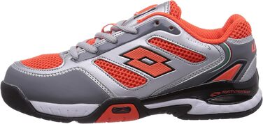 Дитячі тенісні кросівки Lotto Sport RAPTOR EVO JR (30 EU) – кольорові, червоно-срібні