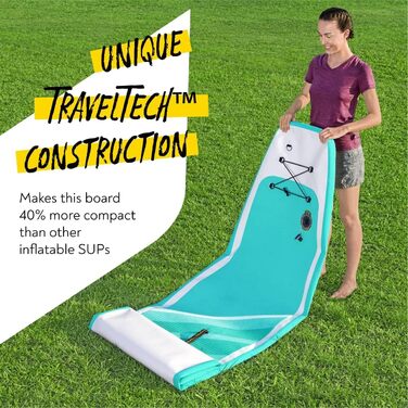 Надувна SUP-дошка Bestway Hydro-Force Aqua Glider 322x79x12 см з веслом для турінгу