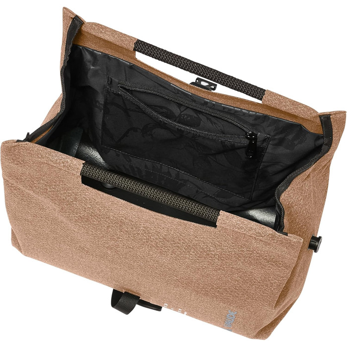 Сумка на багажник VAUDE ReCycle Shopper Uniklip, універсальна, Umbra, еко-матеріал