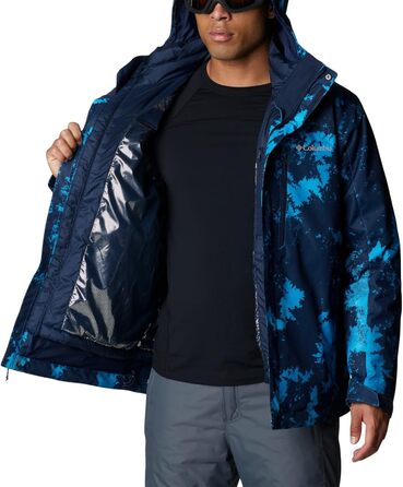 Чоловіча куртка Columbia Whirlibird IV Interchange, колір блакитний, принт Lookup