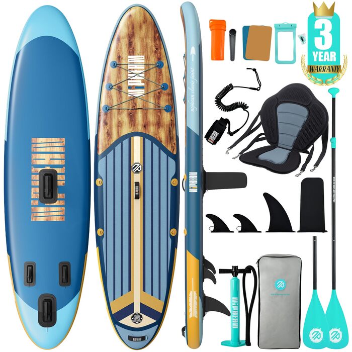 Надувне SUP Board Bluewood Surge 320см з аксесуарами та сидінням. SUP для 2 осіб, 200кг, StabilTrac-Fin