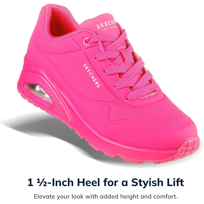 Кросівки жіночі Skechers UNO Night Shades Hot Pink 40 EU Durabuck