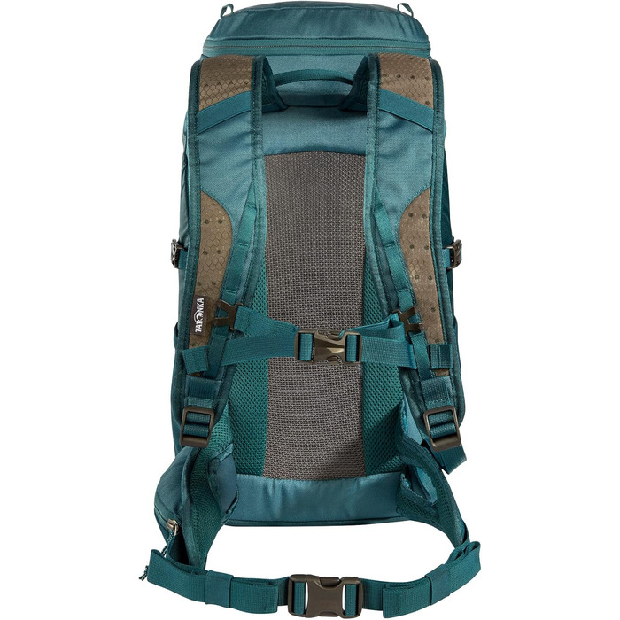 Рюкзак для походів Tatonka Hike Pack 27 л, легкий, з вентиляцією спини та дощовиком, бірюзово-зелений