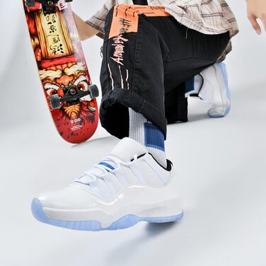 Кросівки баскетбольні для чоловіків та жінок, унісекс, білі та сині, розміри 36-45