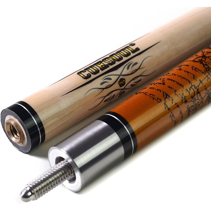 Набір для більярду CUESOUL Rockin Series 57 '21 з кевларовим захистом та рушником (Помаранчевий)