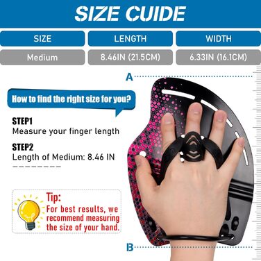 Професійні плавальні весла для тренувань, вигнуті, гідродинамічний дизайн, регульовані ремінці, рожеві