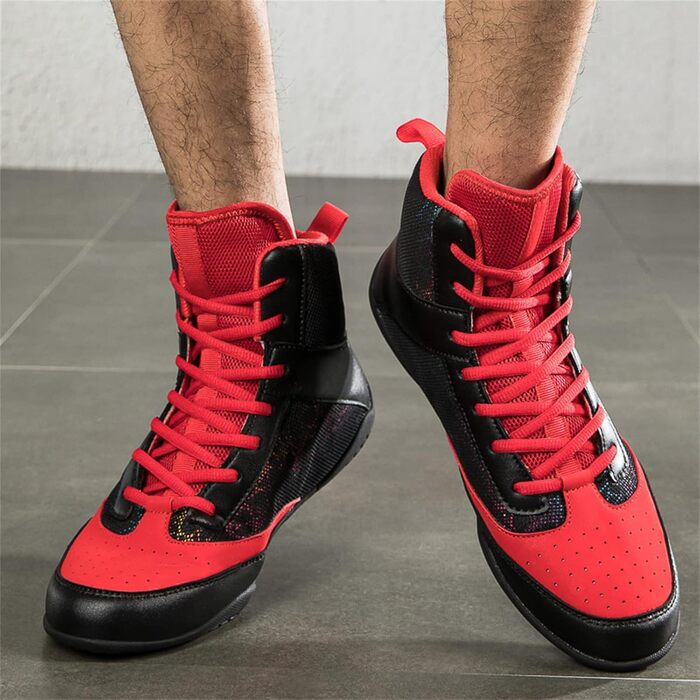 Жіночі боксерські кросівки для фітнесу та занять воркауту. Неслизькі, дихаючі, білі та чорні (36 EU)