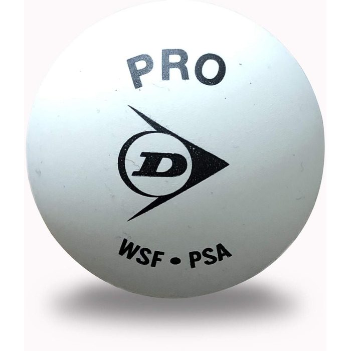 М'яч для сквошу Dunlop Pro білий, універсальний розмір, для дорослих