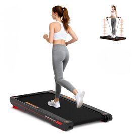 Sperax 3-в-1 Віброплатформа для бігового тренажера з пультом ДУ, 0.3-6 км/год, для дому та офісу, червона