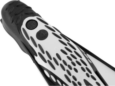 Seac Azzurra Ласти для снорклінгу, закритий мисок, м'який гумовий матеріал, білі, для дорослих та дітей (34/35)