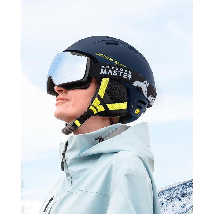 Шолом Outdooraster IPS Kelvin II для сноуборду та лиж (темно-синій, S)