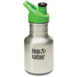 Дитяча пляшка для води Klean Kanteen 355 мл з гравіюванням і спортивною кришкою, різні кольори та малюнки
