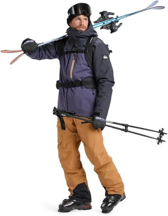 Чоловіча куртка Quiksilver Dawon (XL, Graystone) - Сіра вітровка
