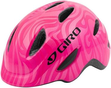 Дитячий велосипедний шолом Giro Scamp XS, яскраво-рожевий/перловий