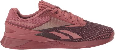 Кросівки Reebok Nano X3 для жінок, 39 EU, Sedona Rose/Maroon/Neon Cherry