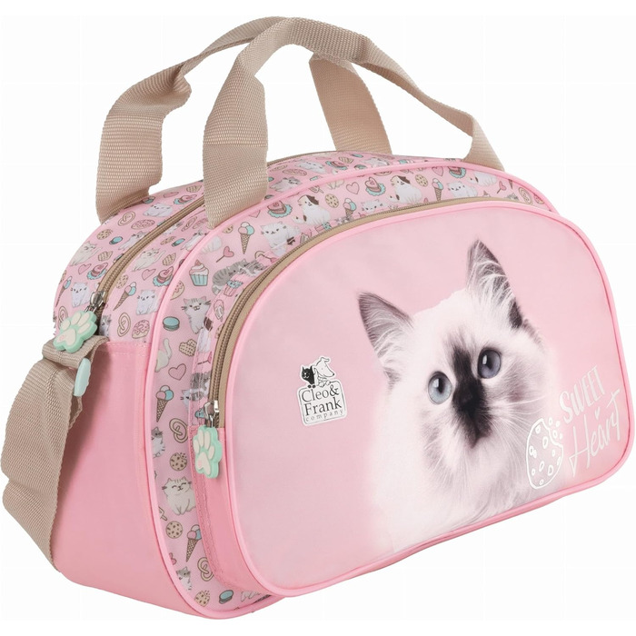 Дитяча спортивна сумка, дорожня сумка для собак, цуценят, хлопчиків та дівчаток, блакитна, 35 x 21 x 15 см, 10 літрів