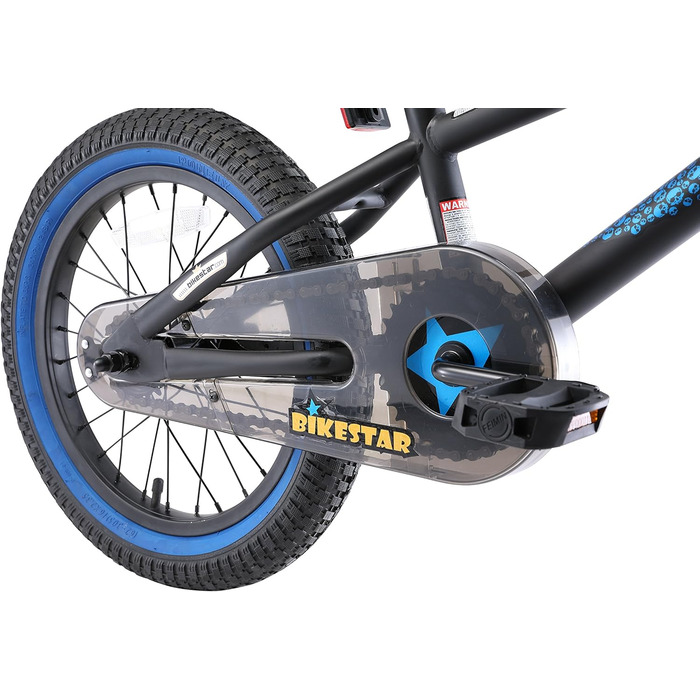 Дитячий велосипед BIKESTAR для хлопчиків і дівчаток від 3 до 6 років, 12/16/20 дюймів, BMX фрістайл, тестування без ризику