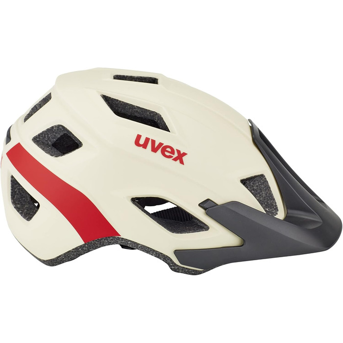 Велосипедний шолом uvex access для MTB, жіночий та чоловічий, легкий, регульований розмір 57-62 см, з оптимізованою вентиляцією, колір пісочно-червоний матовий