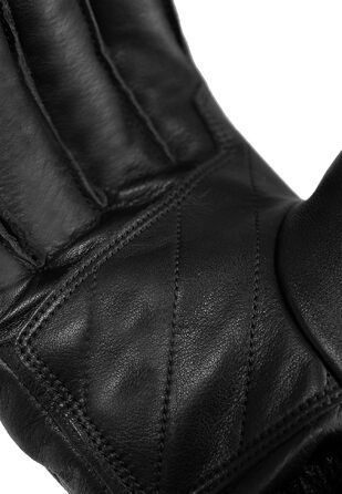 Гірськолижні рукавички Reusch унісекс зі шкіри, посилено утепленням (чорні, розмір 9)
