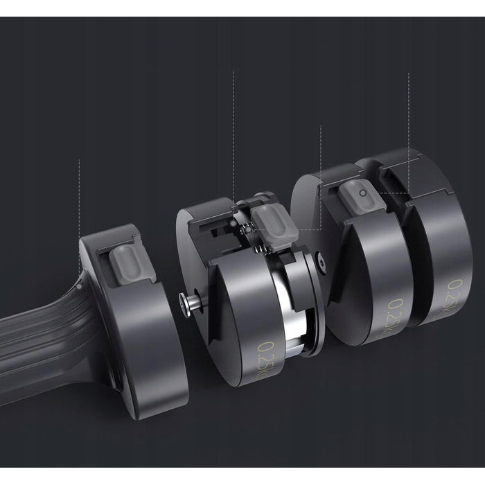 Регульований набір чавунних гантелей Sportneer