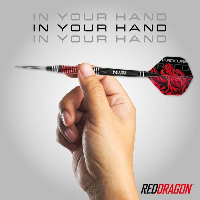 Професійні дартс RED DRAGON Jonny Clayton 22 г, вольфрам, з оперенням та стрижнями, спеціальна серія