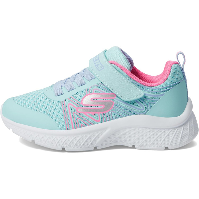 Кросівки Skechers Microspec Bold Delight для дівчаток (31 EU, Аква Роза)