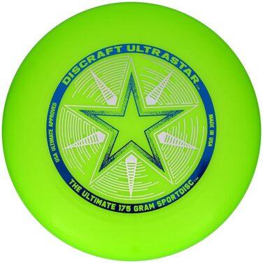 Фрісбі Discraft Ultra-Star Sport 175g зелений - професійний диск для гри на вулиці