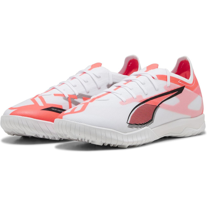 Кросівки футбольні PUMA Ultra 5 Match TT (45 EU, білий/чорний/червоний)