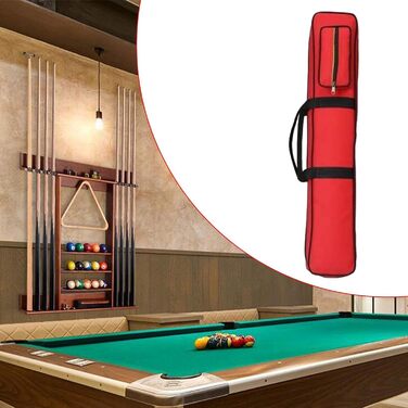 Чохол для більярдних київ, вінтажний стиль, великі кишені, червоний колір