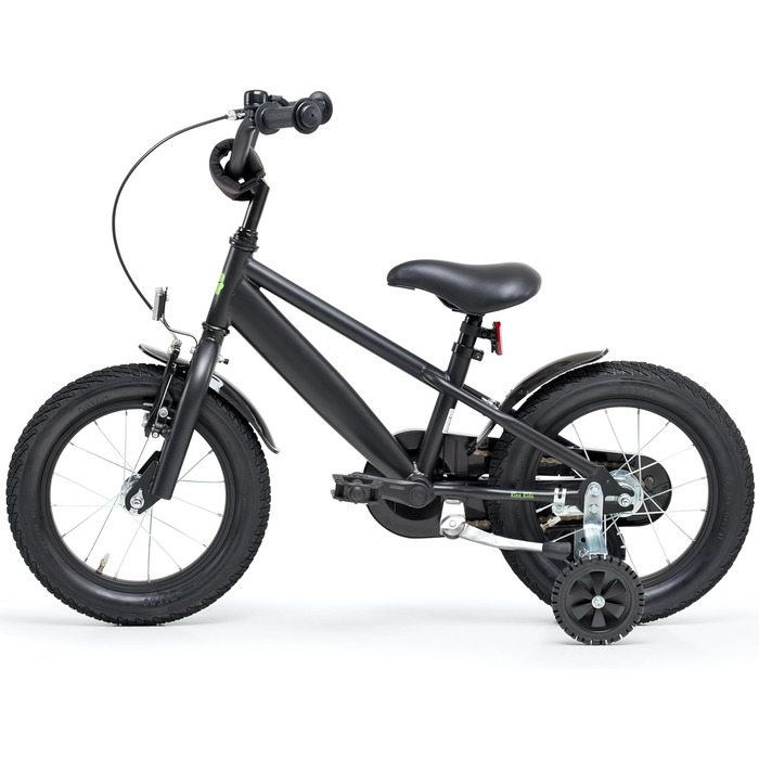 Дитяче велосипед Bachtenkirch 12 дюймів, матовий чорний, для хлопчиків від 3 років
