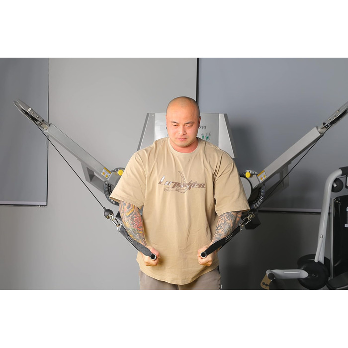 Набір аксесуарів для тренажерів KYLIN SPORT: гумки, ручки, карабіни, ремені, фітнес-петлі