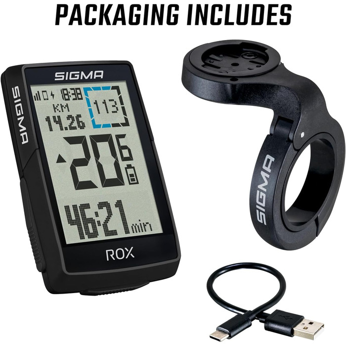 Велокомп'ютер SIGMA ROX 4.0 SE Special Edition GPS, чорний. Навігація, висотомір, сумісний з E-Bike