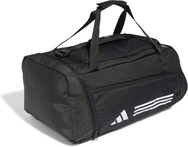 Спортивна сумка adidas Essentials 3-Stripes, унісекс, чорна/біла, середній розмір