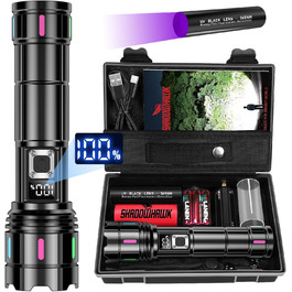 Ліхтар Shadowhawk XHM90.2 LED 1000000 Люмен, 30W, USB-C, IP67, LCD, чорний