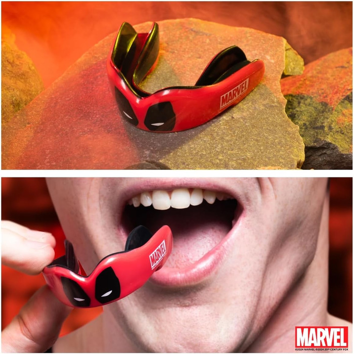 Захисна капа Deadpool Marvel для дорослих, спортивна, для єдиноборств, регбі, ММА, хокею, боксу, 12+ років