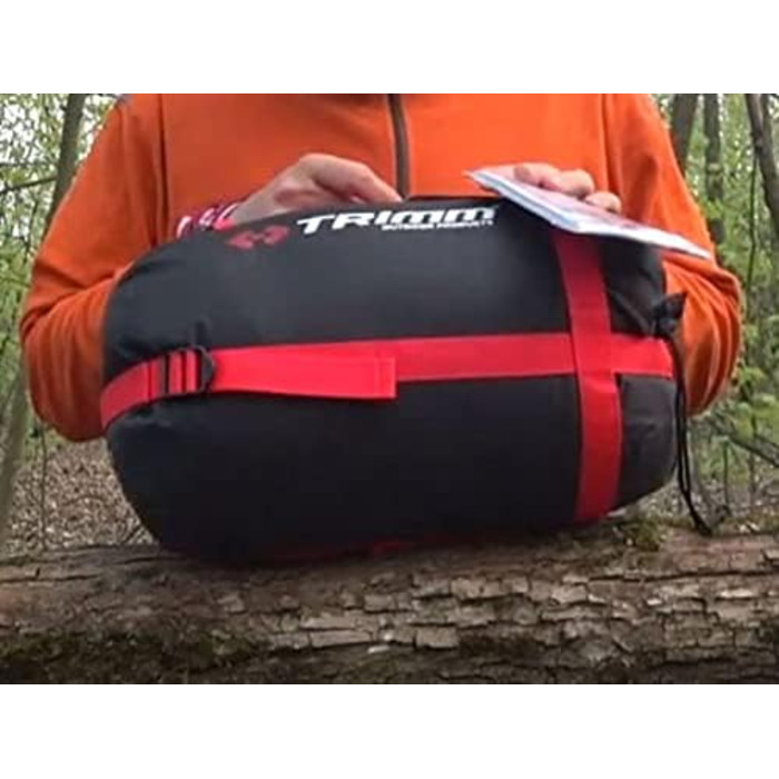 Спальний мішок Trimm Balance Mumienschlafsack -25°C для кемпінгу, зимовий, сертифікат EN 13537, синій