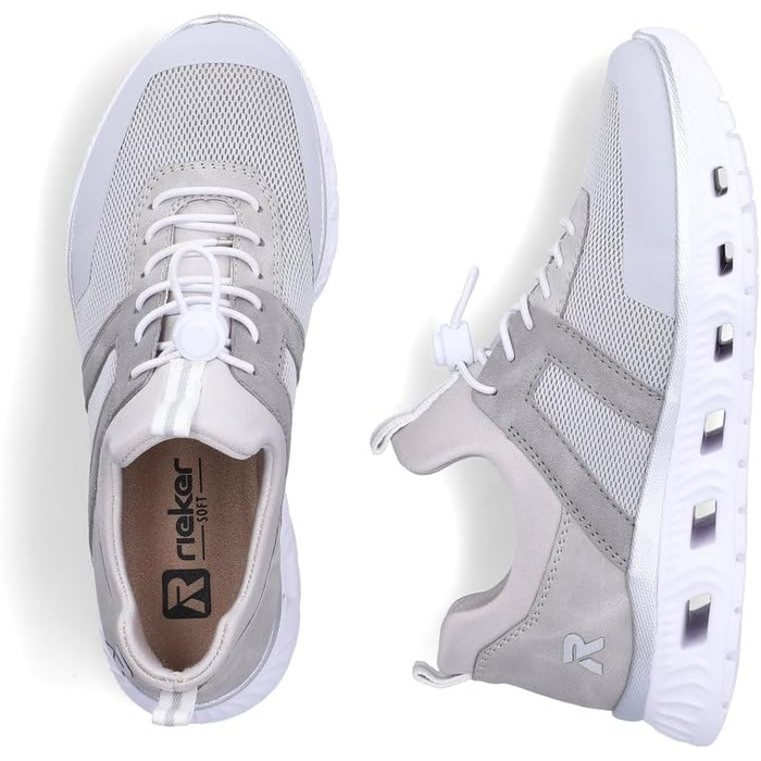 Жіночі сліпони Rieker M6061, сірі кежуал напівчеревики (42 EU)